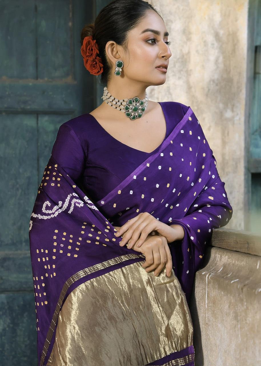 Purvi Rai Bandhaj Saree - Ekaa Fashion